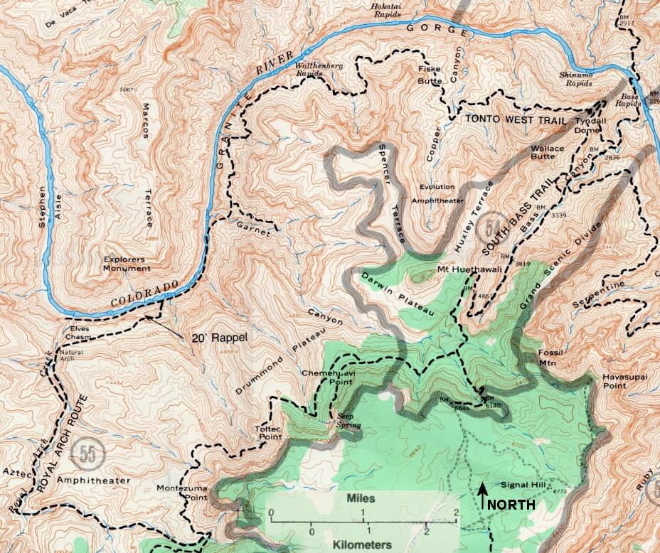 Canyon map