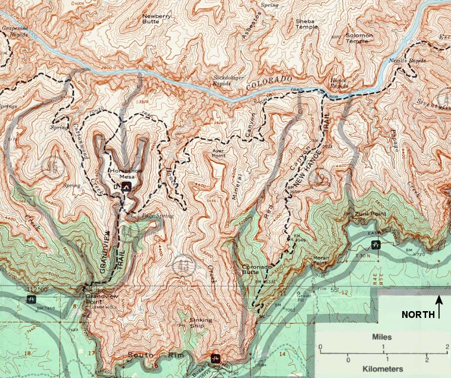 Canyon map