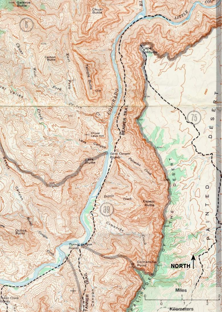 Canyon map