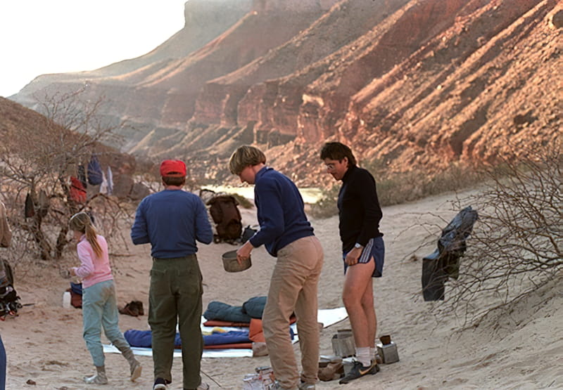 Jessica (age 10) and crew at Hance Rapid